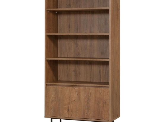 Βιβλιοθήκη 863SPH5109 80x36x182cm Walnut-Black
