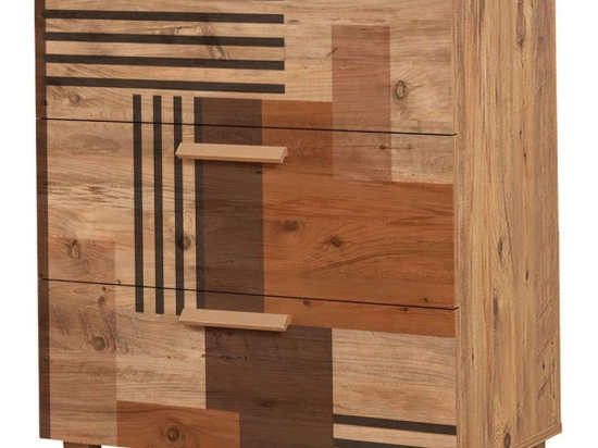 Συρταριέρα Leva Gravis 869VEL3475 80x43x95cm Multi