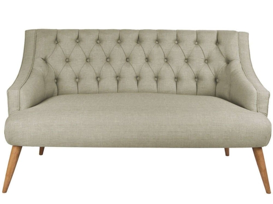 Καναπές Διθέσιος Lamont 558ZEN1233 140x74x80cm Grey