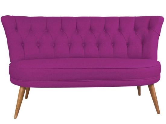Καναπές Διθέσιος Richland Loveseat 558ZEN1220 140x71x80cm Purple