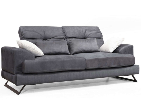 Καναπές Τριθέσιος Frido 560ARE1303 225x92x79cm Anthracite