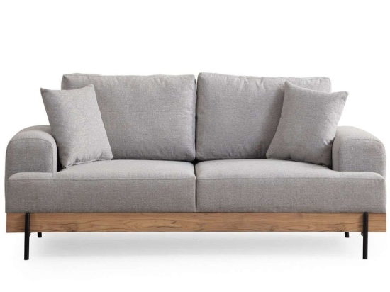 Καναπές Τριθέσιος Eti 560ARE2121 220x98x78cm Oak-Grey