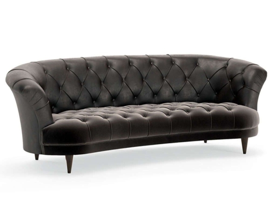Καναπές Τριθέσιος Dolmabahce 291NDS1321 245x90x70cm Brown