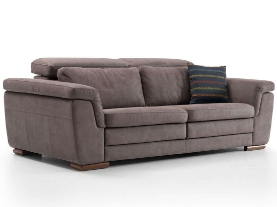 Καναπές Τριθέσιος Mardini 291NDS1328 230x107x75cm Grey