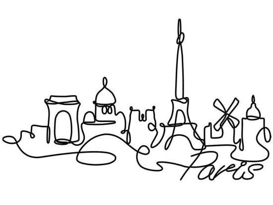 Διακοσμητικό Τοίχου Paris 930DYU1147 120x1,5x69cm Black Wallity Μέταλλο