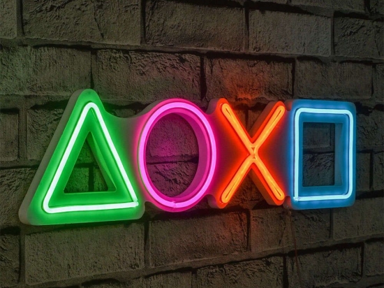 Διακοσμητικό Φωτιστικό Τοίχου Play Station 395NGR1767 57x2x15cm Led 20,1W Multi Wallity