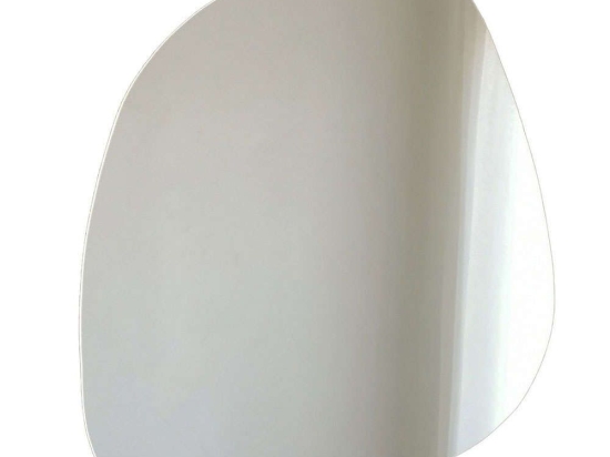 Καθρέπτης Τοίχου Soho 552NOS2217 85x2,2x67cm White Aberto Design Mdf,Γυαλί