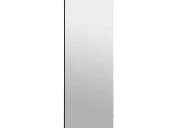 Καθρέπτης Τοίχου Basic 552NOS2212 120x2,2x40cm Black Aberto Design Mdf,Γυαλί