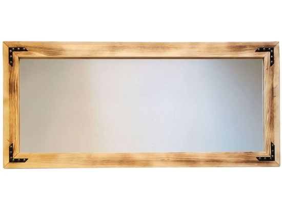 Καθρέπτης Τοίχου 552NOS2128 110x3x50cm Natural Aberto Design Ξύλο,Γυαλί