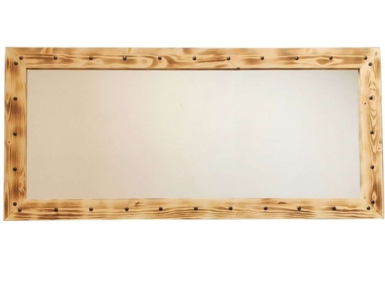 Καθρέπτης Τοίχου 552NOS2132 110x50cm Natural Aberto Design Ξύλο,Γυαλί