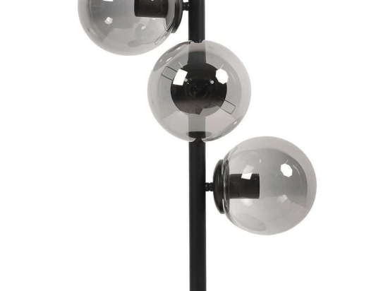 Φωτιστικό Επιτραπέζιο Simay 941RTN1318 Φ20x55cm 3xE27 60W Black Opviq