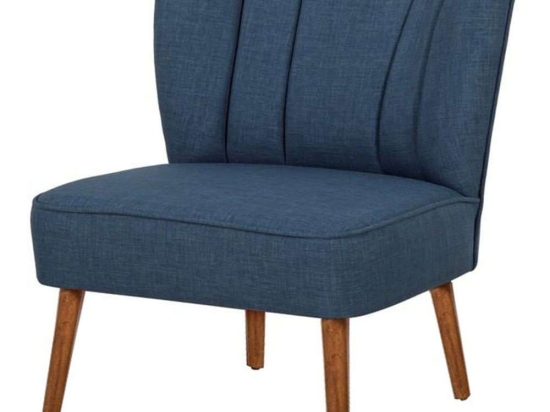 Πολυθρόνα Monn Way 558ZEN1153 64x65x75cm Navy Blue Polyester,Ξύλο