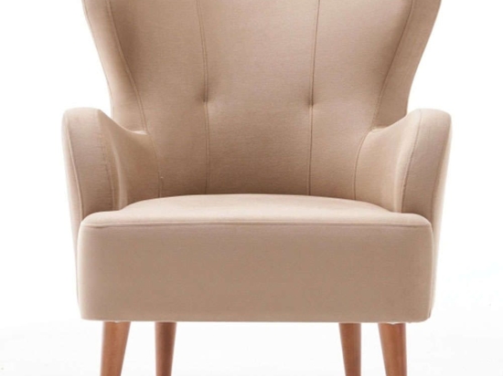 Πολυθρόνα - Μπερζέρα Karina 825BLC2348 73x80x87cm Cream