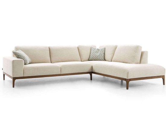 Καναπές Γωνιακός (Δεξιά Γωνία) Secret 291NDS2541 290x230x88cm Cream