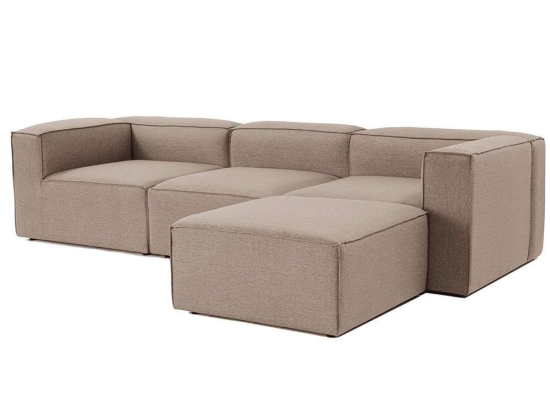 Καναπές Γωνιακός Fora 727CRS1101 296x185x66cm Brown