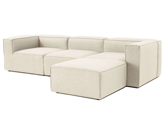 Καναπές Γωνιακός Fora 560ARE2140 296x185x66cm Ecru