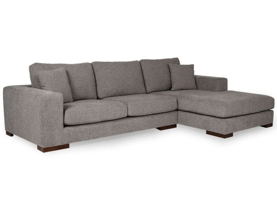 Καναπές Γωνιακός Nplus 291NDS1903 279x179x80cm Grey