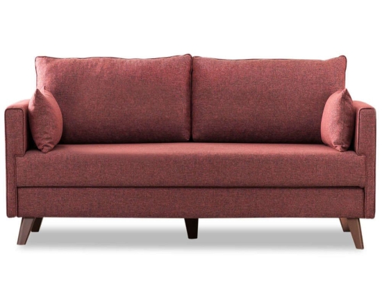 Καναπές - Κρεβάτι Τριθέσιος Bella 825BLC1517 208x81x85cm Claret Red