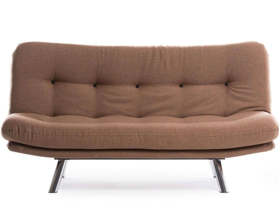 Καναπές - Κρεβάτι Τριθέσιος Misa 859FTN2830 175x52x40cm Light Brown