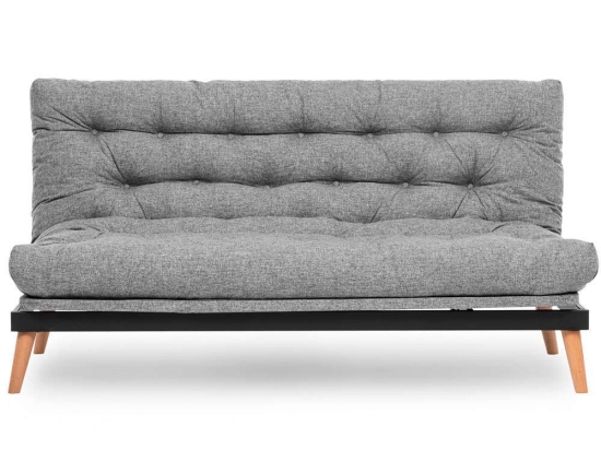 Καναπές - Κρεβάτι Τριθέσιος Saki 859FTN2847 185x82x92cm Light Grey