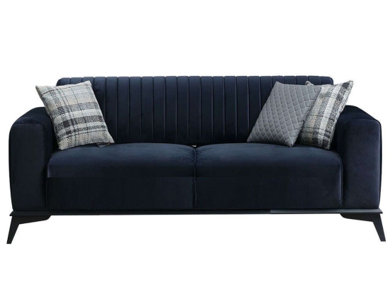 Καναπές - Κρεβάτι Τριθέσιος Lisa 569HLN1105 220x92x77cm Navy Blue