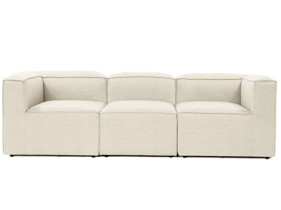 Καναπές Τριθέσιος Fora 560ARE2185 296x66cm Ecru