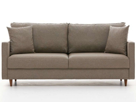 Καναπές Τριθέσιος Eva 825BLC2777 210x90x82cm Cream