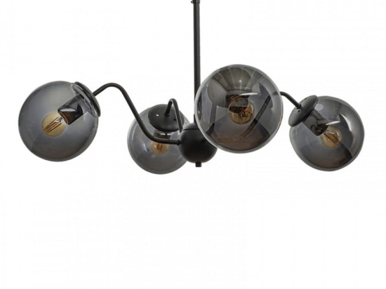 Φωτιστικό Οροφής Karmen 216703 E27 45x45x40cm Black Megapap Μέταλλο