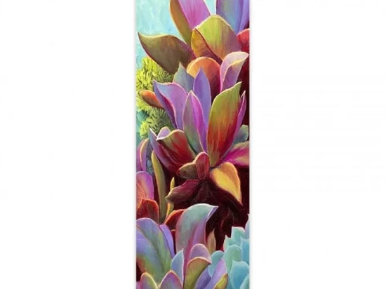 Πίνακας Σε Καμβά Underwater Plants 127955 Ψηφιακής Εκτύπωσης 30x90x3cm Multi Megapap Κάθετοι Καμβάς