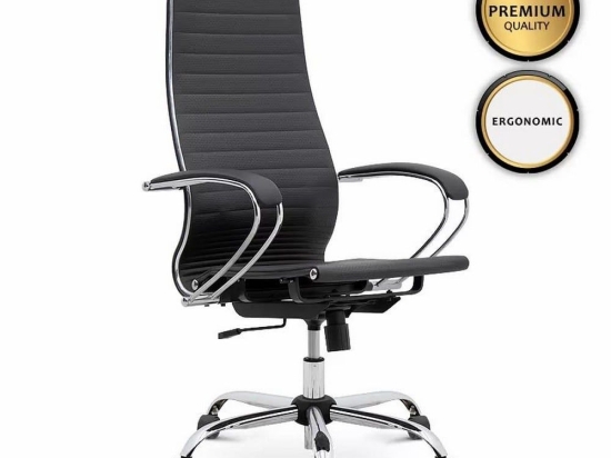 Καρέκλα Γραφείου Διευθυντή Francy 77712 66,5x70x118/130cm Black