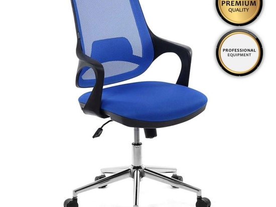 Καρέκλα Γραφείου Εργασίας Skagen Metal 125112 58x59x97cm Blue