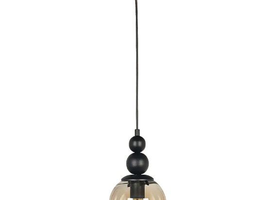 Φωτιστικό Οροφής Latona 0189390 15x15x70cm 1xE27 60W Black Megapap Μέταλλο