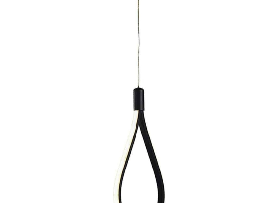 Φωτιστικό Οροφής Corentin 0189407 20x20x76cm Led 24W Black Megapap Μέταλλο