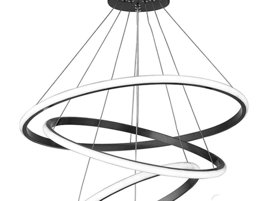Φωτιστικό Οροφής Costner 0189428 47x47x63cm Led 85W 4000K Black Megapap Μέταλλο