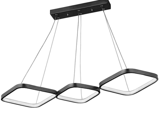 Φωτιστικό Οροφής Eugene 0189425 90x32x36cm Led 55W 4000K Black Megapap Μέταλλο