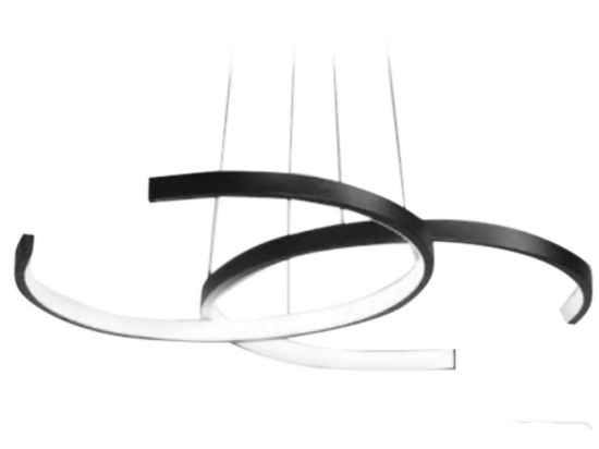 Φωτιστικό Οροφής Gormley 0189466 66x39x44cm Led 40W 4000Κ Black Megapap Μέταλλο