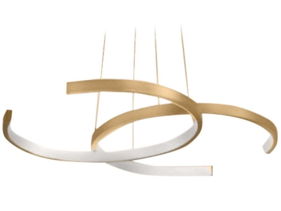 Φωτιστικό Οροφής Gormley 0189467 66x39x44cm Led 40W 4000Κ Gold Megapap Μέταλλο