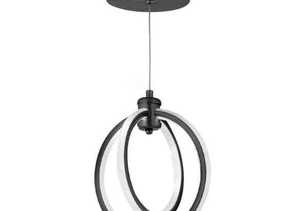 Φωτιστικό Οροφής Tinkler 0189452 18x21x60cm Led 40W 4000K Black Megapap Μέταλλο
