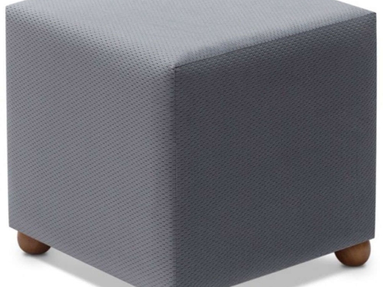 Σκαμπό Ranma 0213611 40x40x40cm Grey