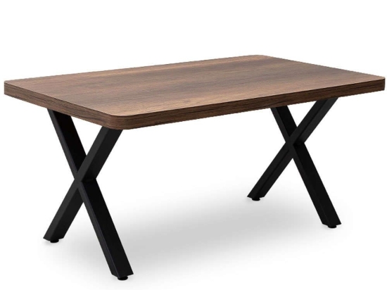 Τραπεζάκι Σαλονιού Jeremy 0212181 100x60x45cm Walnut-Black