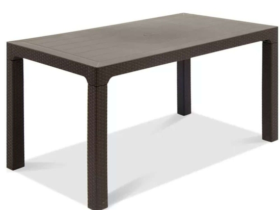 Τραπέζι Κήπου Adler 0097233 140x80x75cm Brown