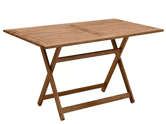 Τραπέζι Κήπου Πτυσσόμενο Klara 0034198 140x80x71cm Walnut