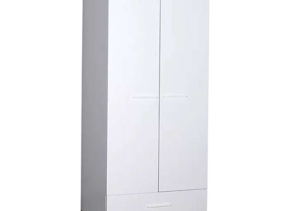 Ντουλάπα Base 0080393 80x52x198cm White-Sonoma Δίφυλλη