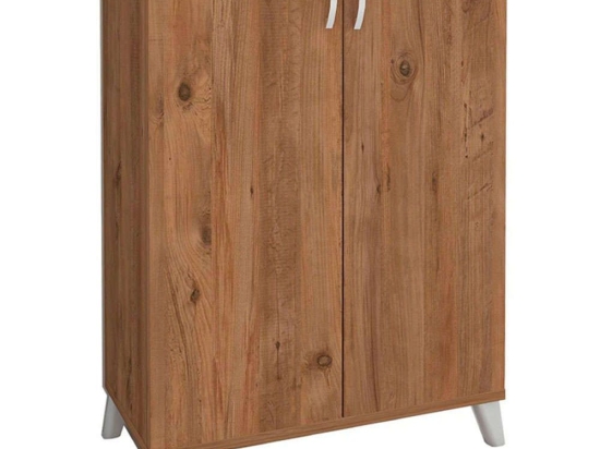 Παπουτσοθήκη - Ντουλάπι Lilly 0212571 72x32,5x88cm Oak Μελαμίνη,Πολυπροπυλένιο