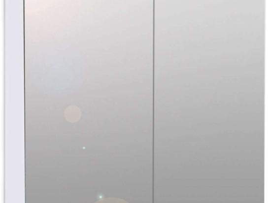 Καθρέπτης Μπάνιου Με Ντουλάπι Nisa 0213510 60x15x60cm White Μελαμίνη