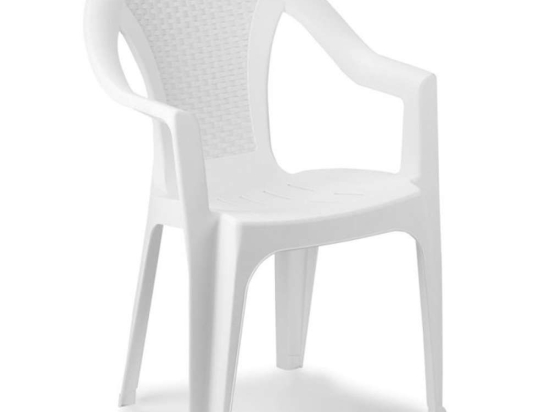 Πολυθρόνα Ischia 0053256 54x56x81cm Πολυπροπυλένιο White Progarden