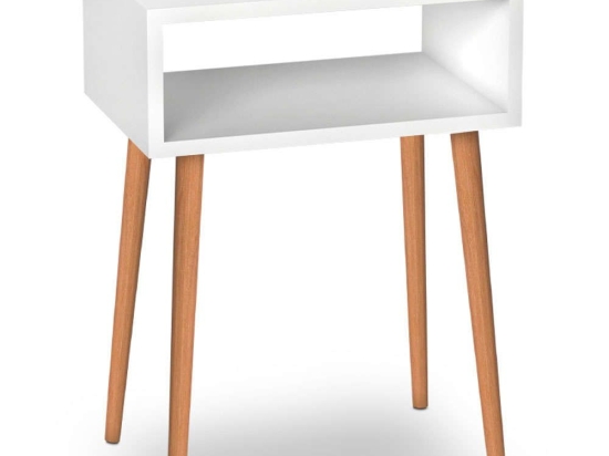 Κομοδίνο Fiona 0117662 55x35x58cm White-Oak
