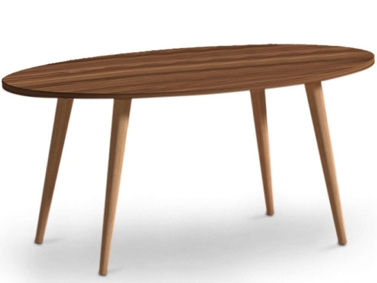 Τραπέζι Σαλονιού Orbit 0117690 118x53x41cm Walnut