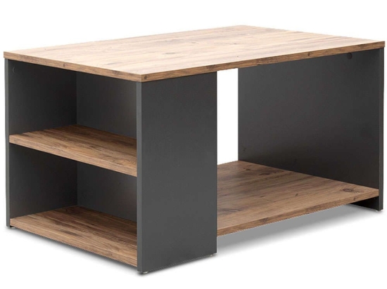 Τραπέζι Σαλονιού Sylvia 0220242 90,2x59,2x48,1cm Oak-Anthracite