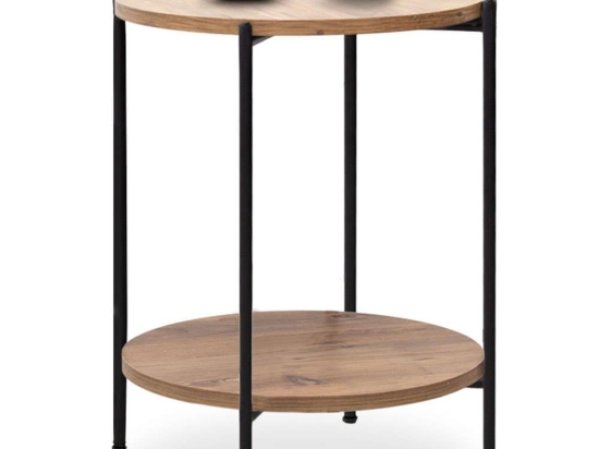 Τραπεζάκι Βοηθητικό Argento 0220252 43x43x60cm Oak